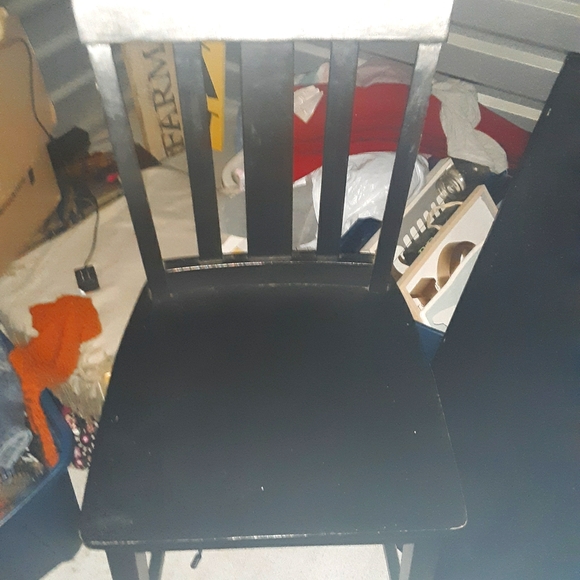 Pub style kitchen table with pub style chairs - Picture 1 of 4